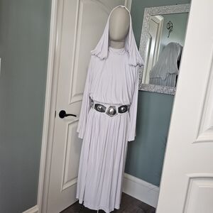 Disney Princess Leia Official Star Wars Adult Halloween Costume with Belt M